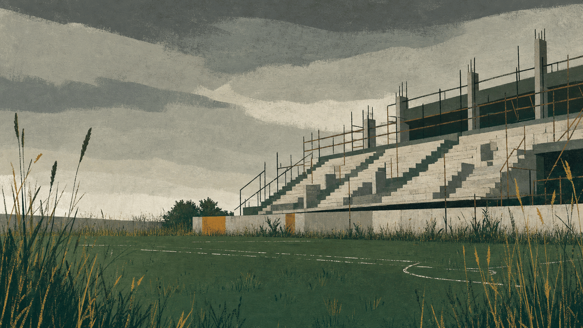 Cover illustration for Casement Park and the stadium that was not built