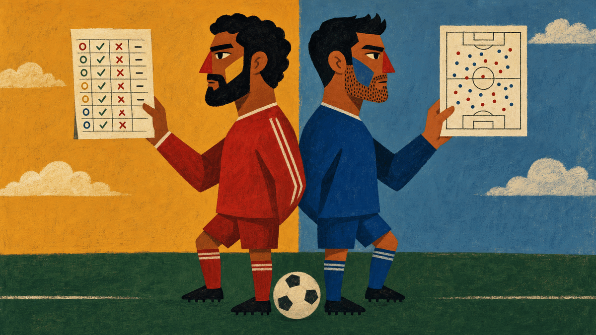 Cover illustration for Elo vs xG: two ways to rate a football team