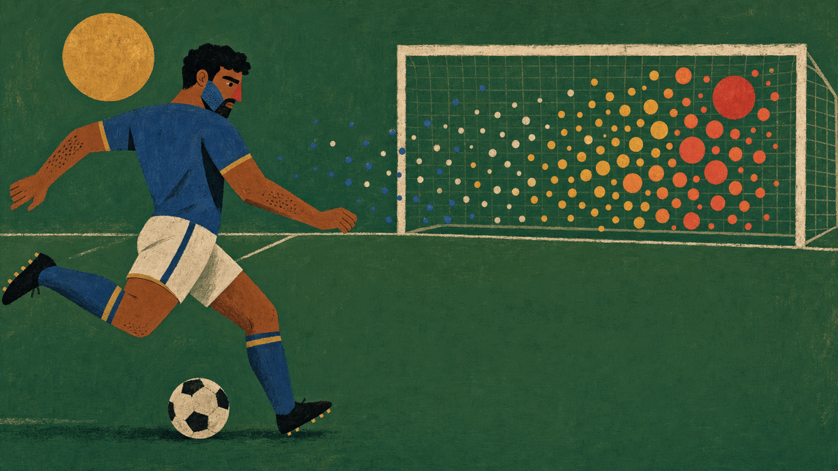 Cover illustration for Expected goals (xG), explained without the hype