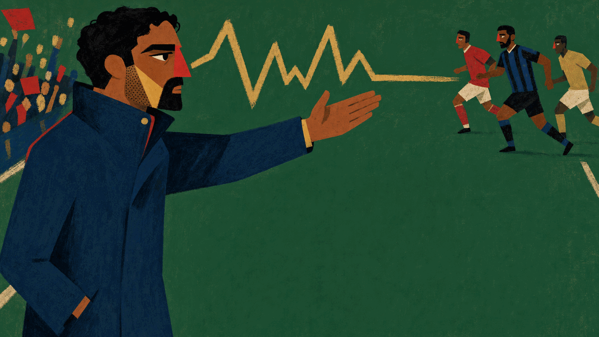 Cover illustration for The manager bounce is mostly noise