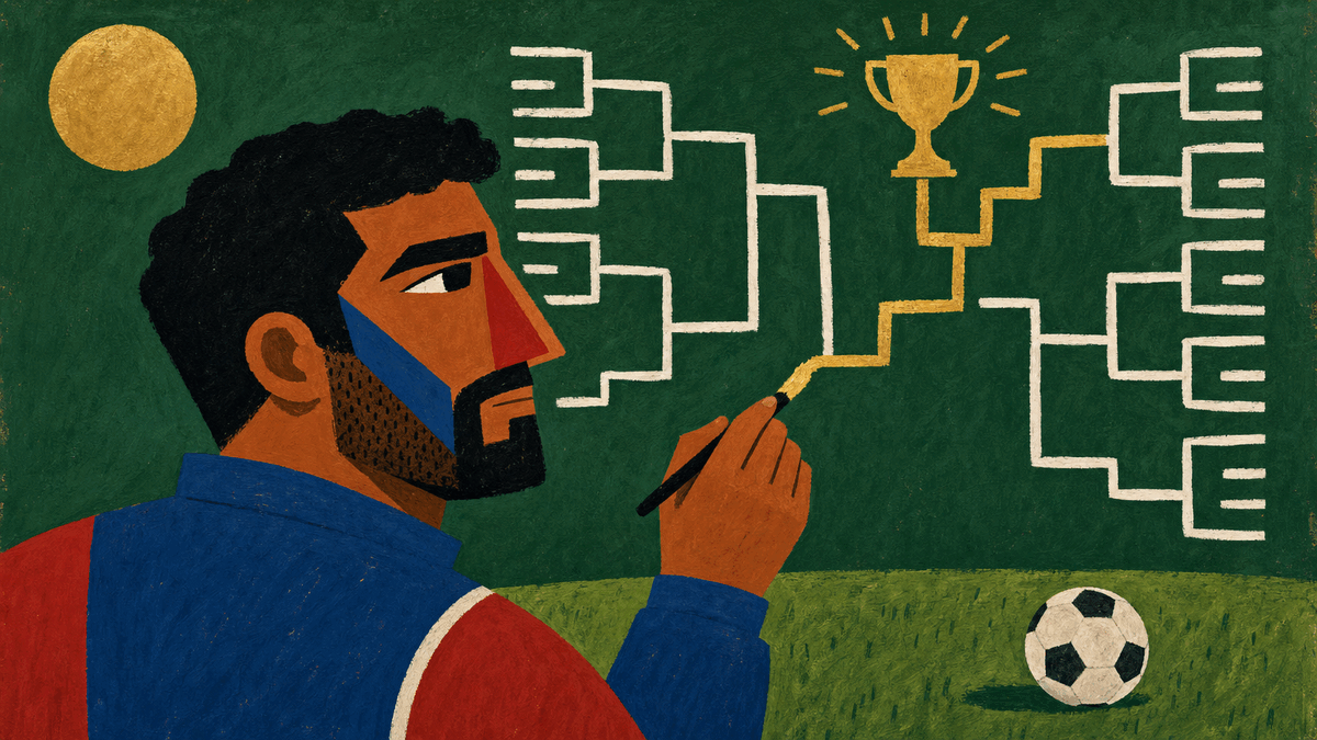 Cover illustration for Simulating your cup run: how hard is the draw?