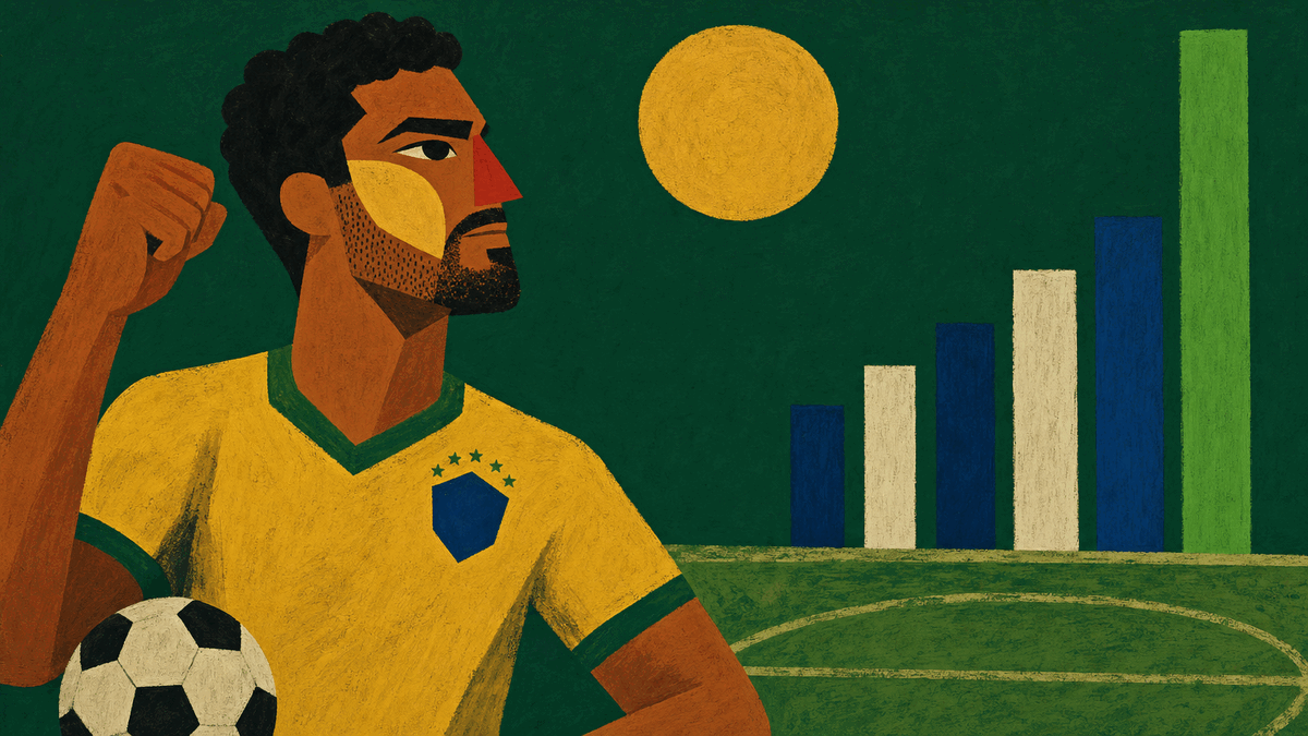Cover illustration for The 2026 World Cup scored 308 goals. Most of it is arithmetic.