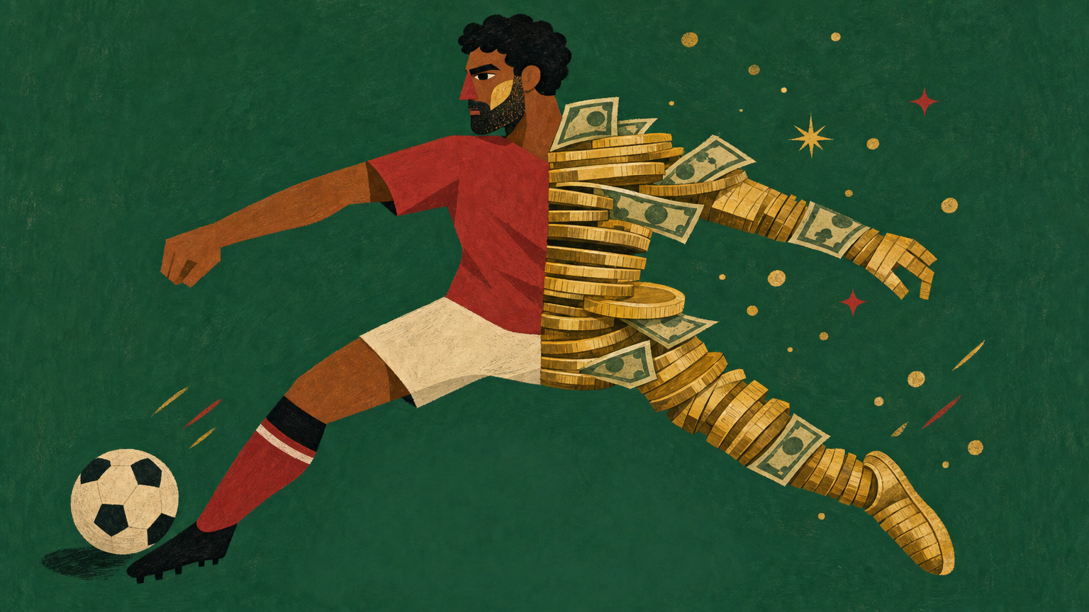 Cover illustration for What a £125m striker is actually worth