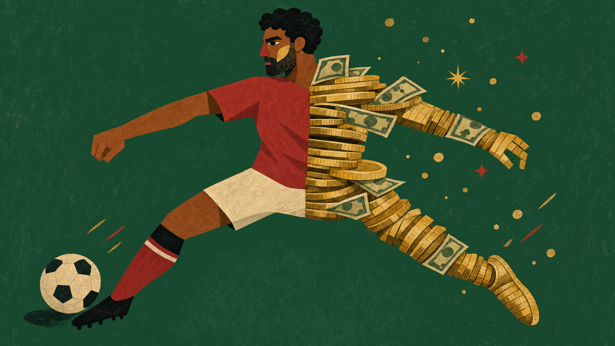 Cover illustration for What a £125m striker is actually worth