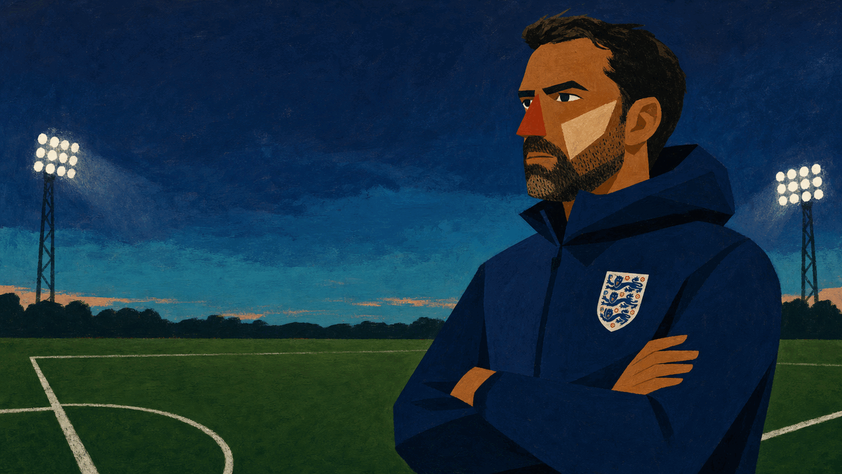 Illustration of Thomas Tuchel on the touchline